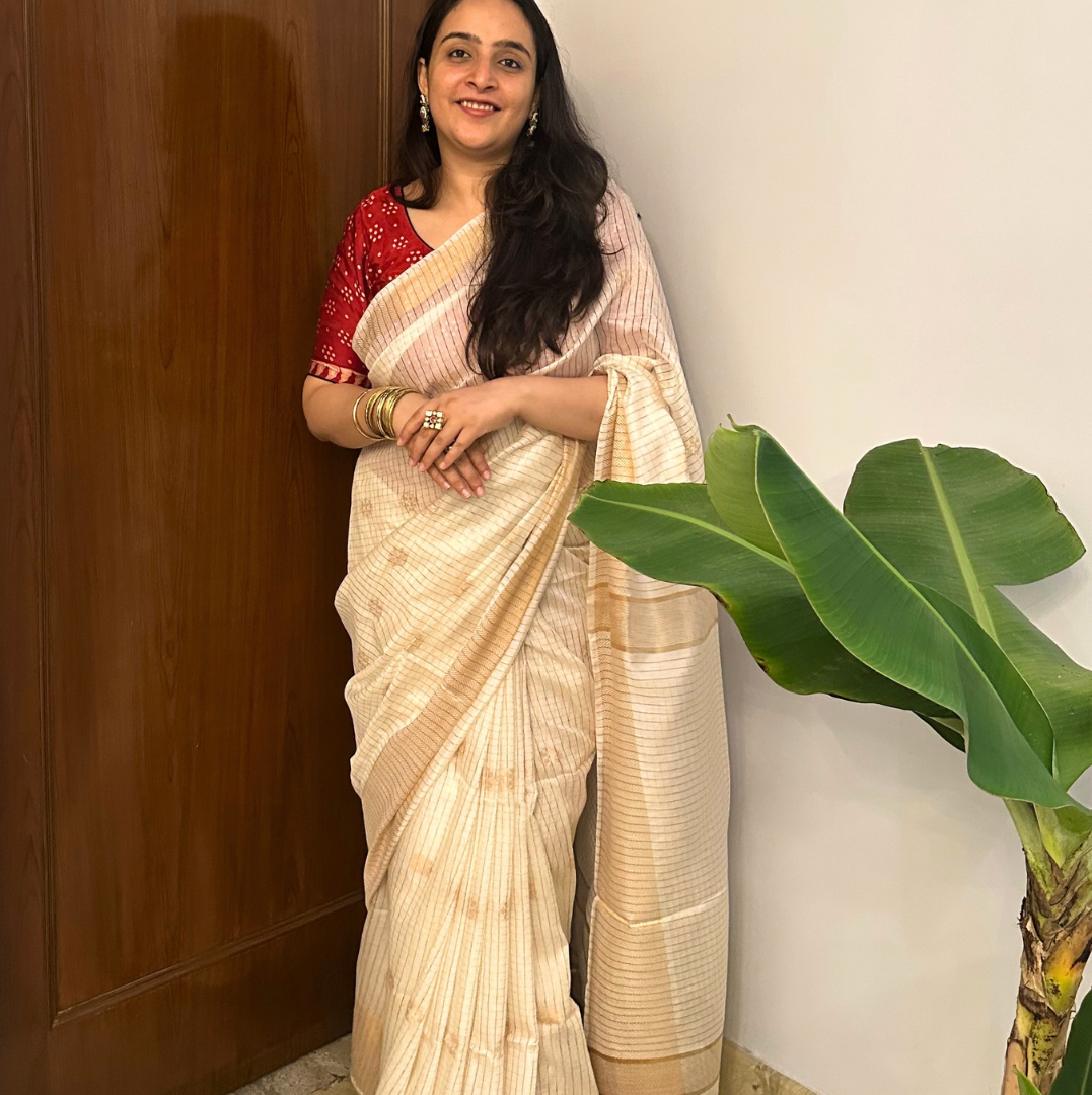 Praanjal Cotton Silk Saree