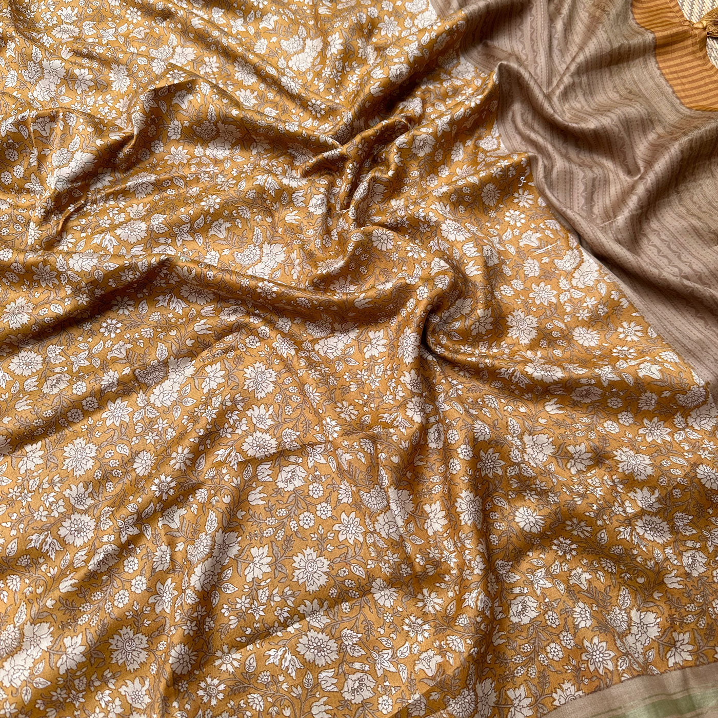 Achyut Printed Chanderi Silk Saree