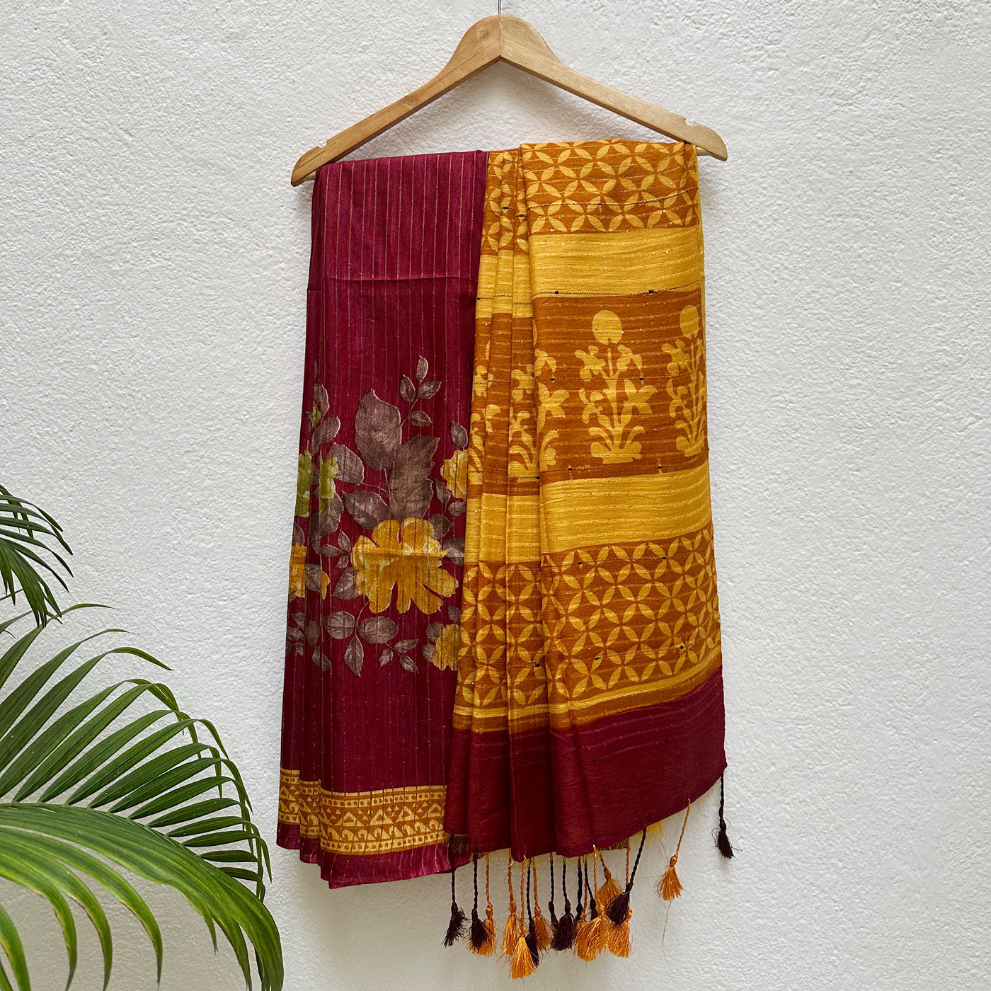 Floral Cotton Silk Saree