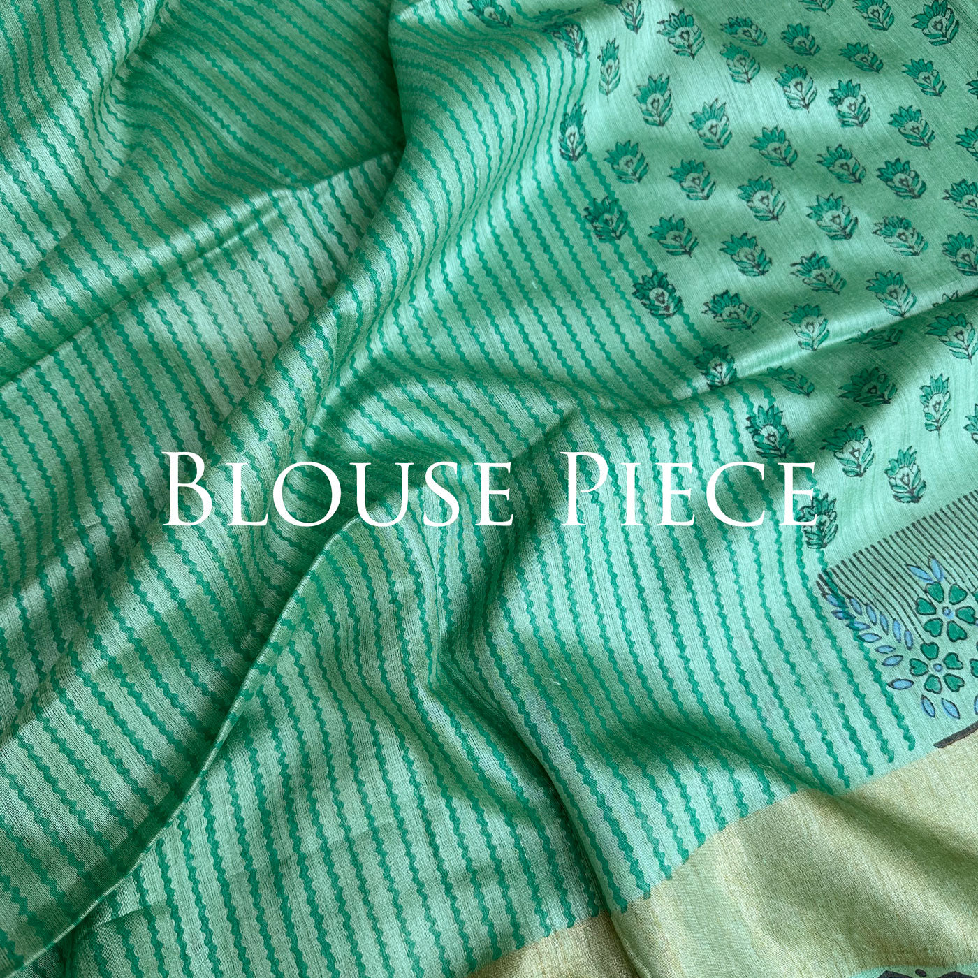 Anuradha Handblock Printed Moonga Silk Saree