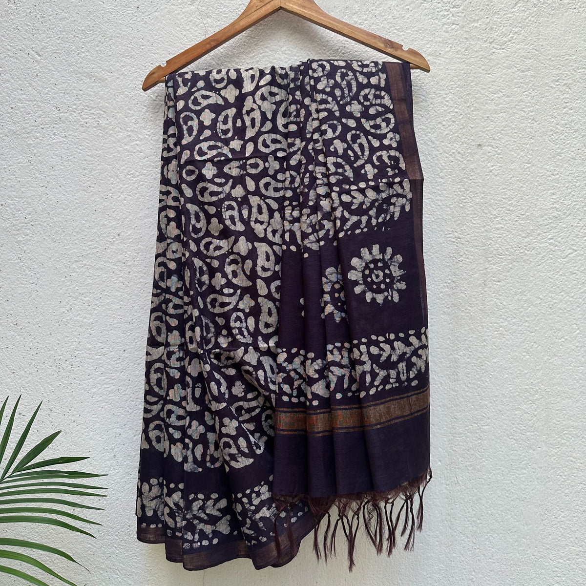 Bharangi Batik Cotton Silk Saree