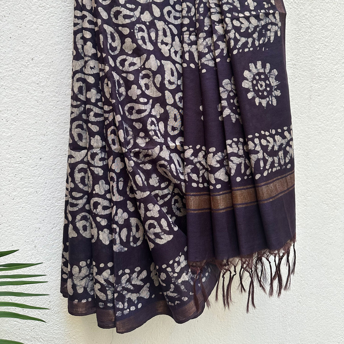 Bharangi Batik Cotton Silk Saree