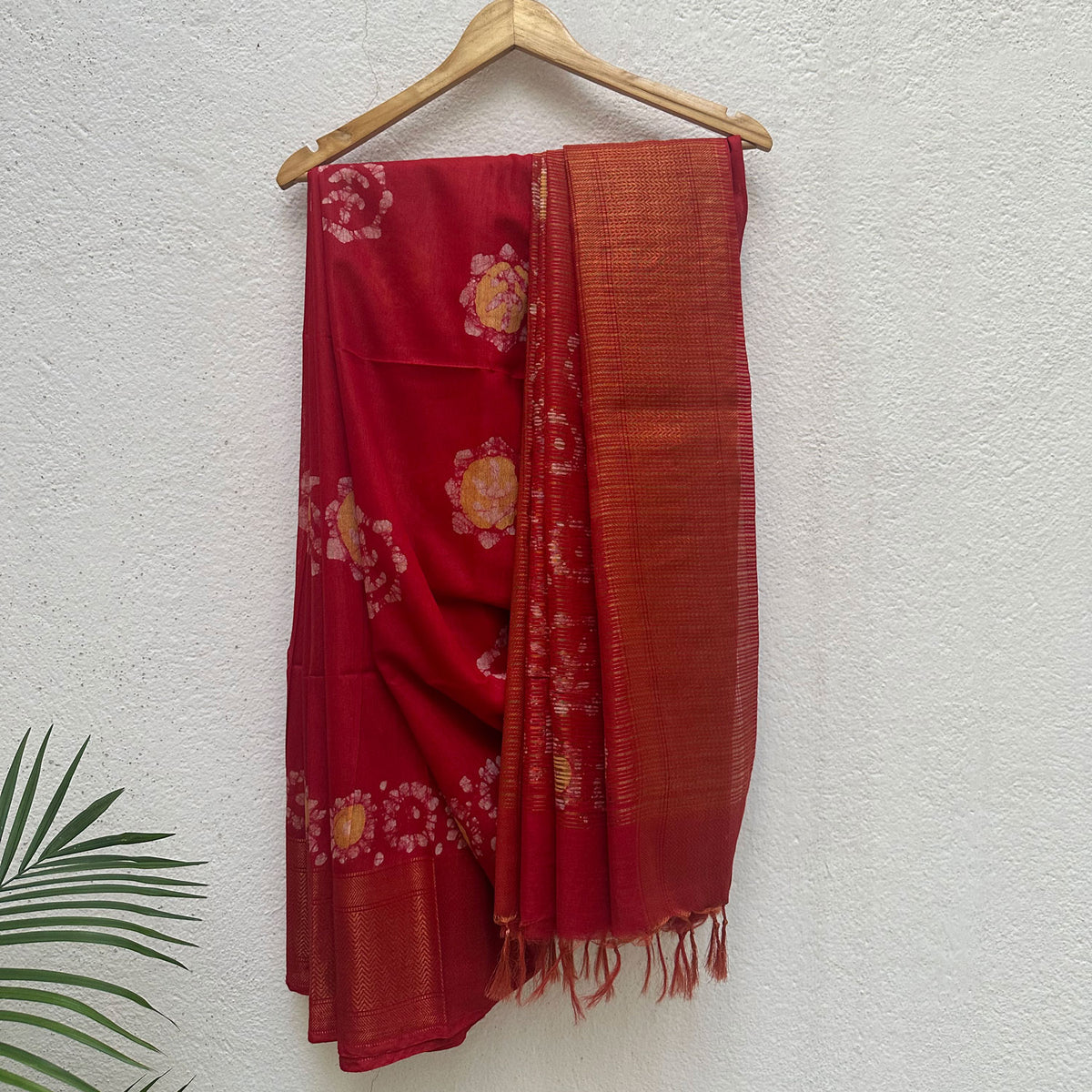 Chandramallika Batik Cotton Silk Saree