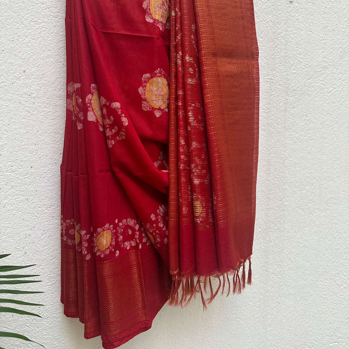 Chandramallika Batik Cotton Silk Saree