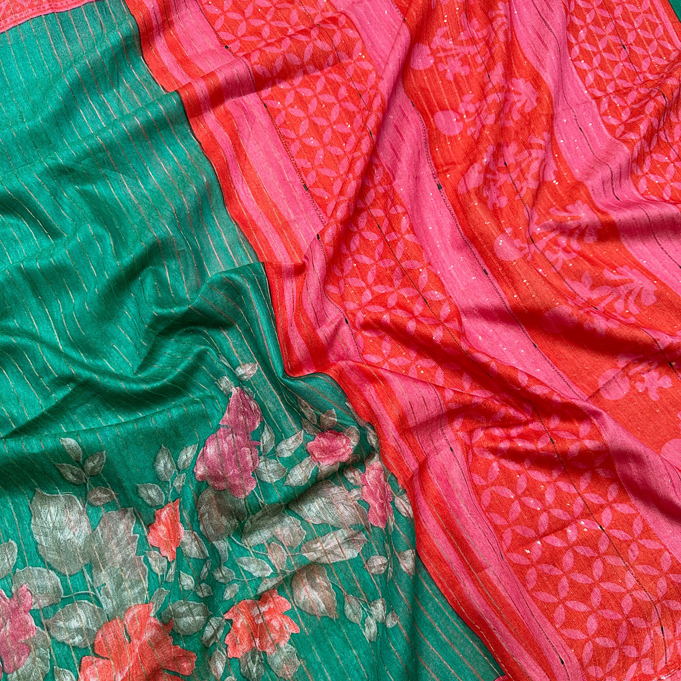 Everglade Cotton Silk Printed Saree