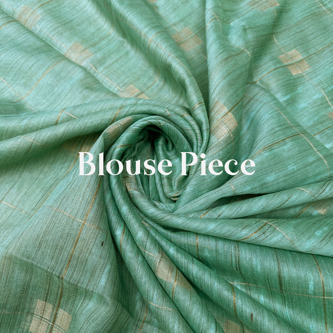 Forest Green Cotton Bamboo Silk Saree