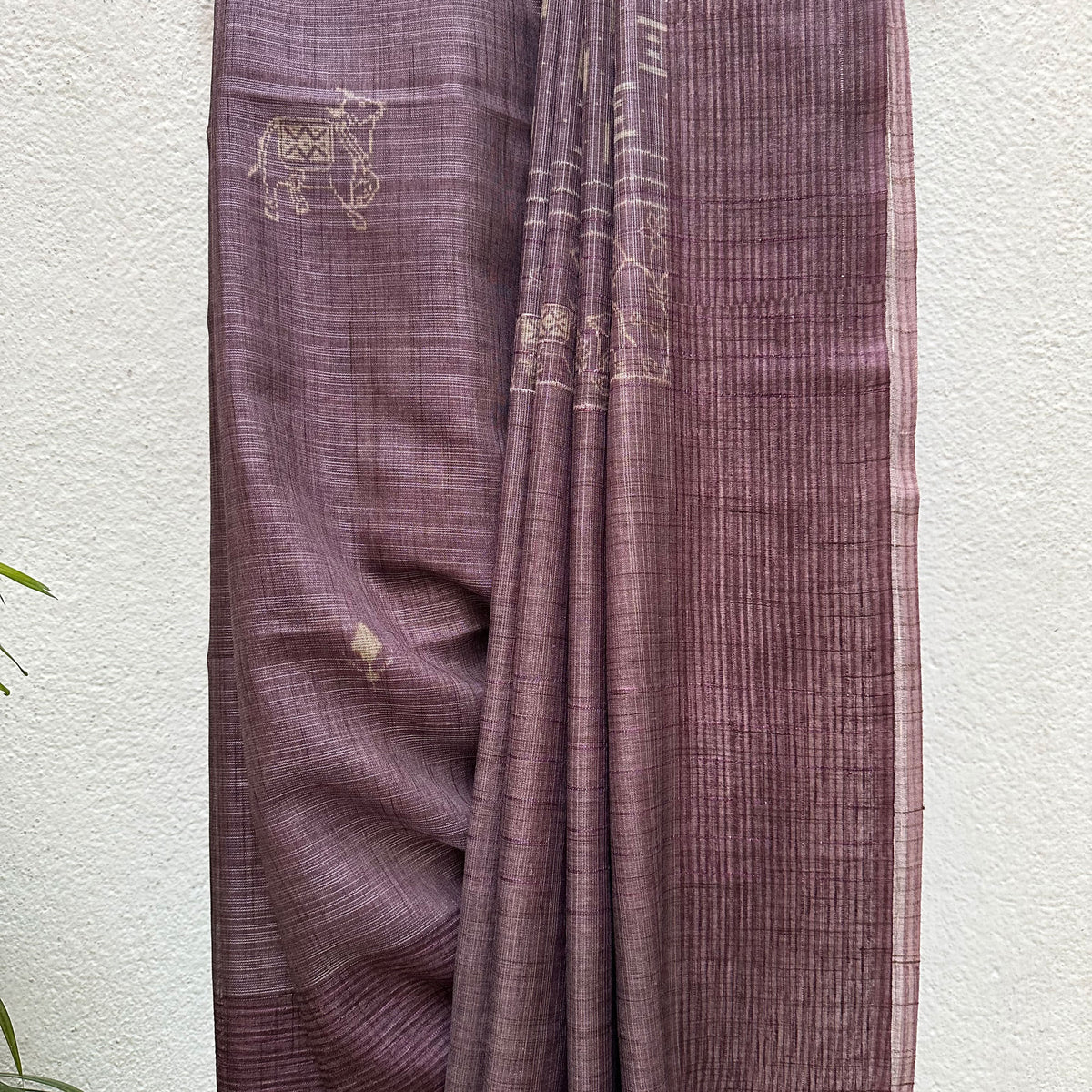 Gopala Pichwai Digital Printed Cotton Tissue Saree