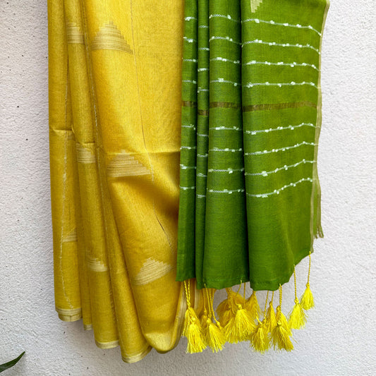 Greenland Cotton Silk Saree