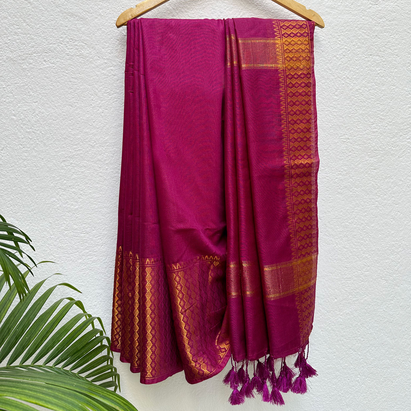 Gulaabo Cotton Silk Saree with Printed Blouse