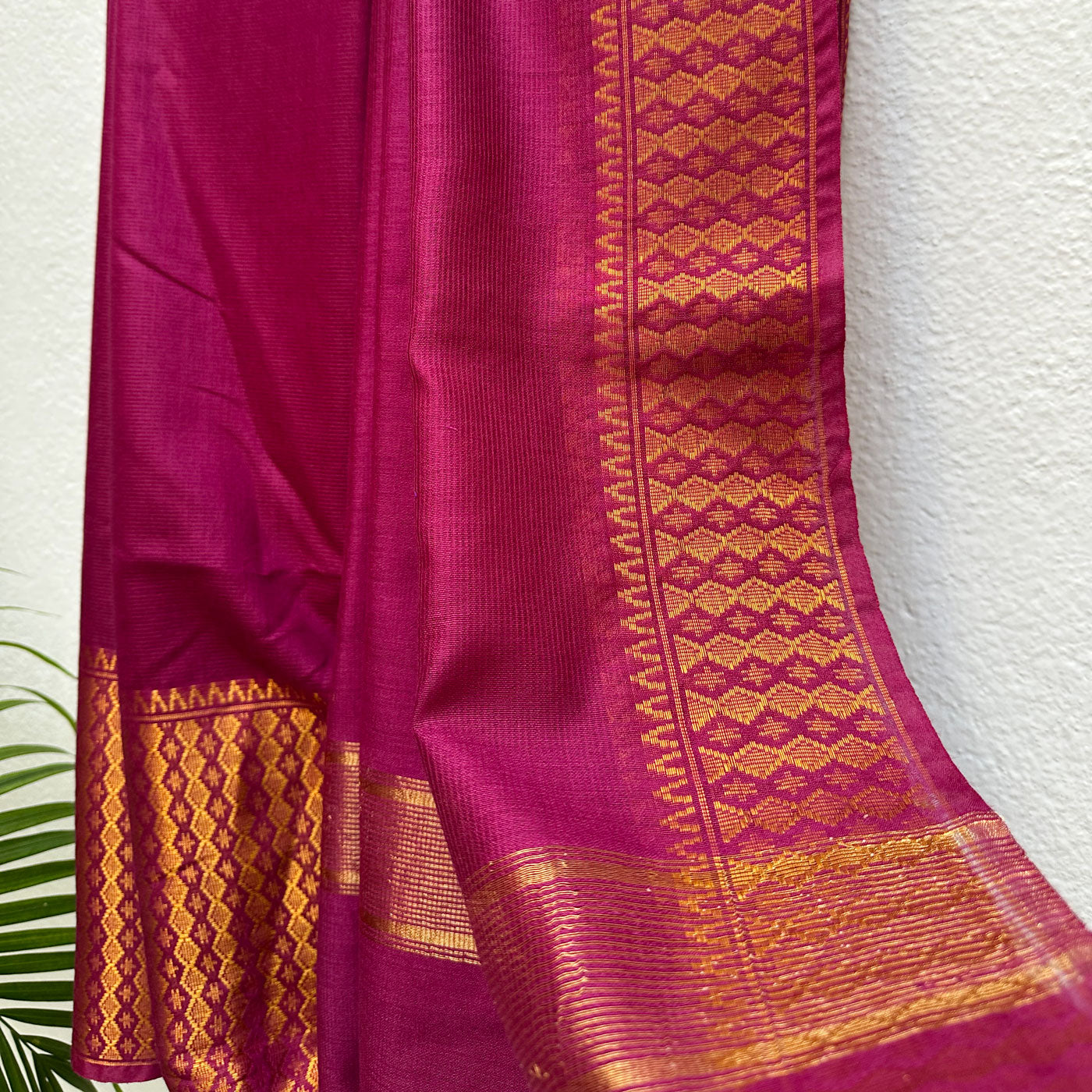 Gulaabo Cotton Silk Saree with Printed Blouse