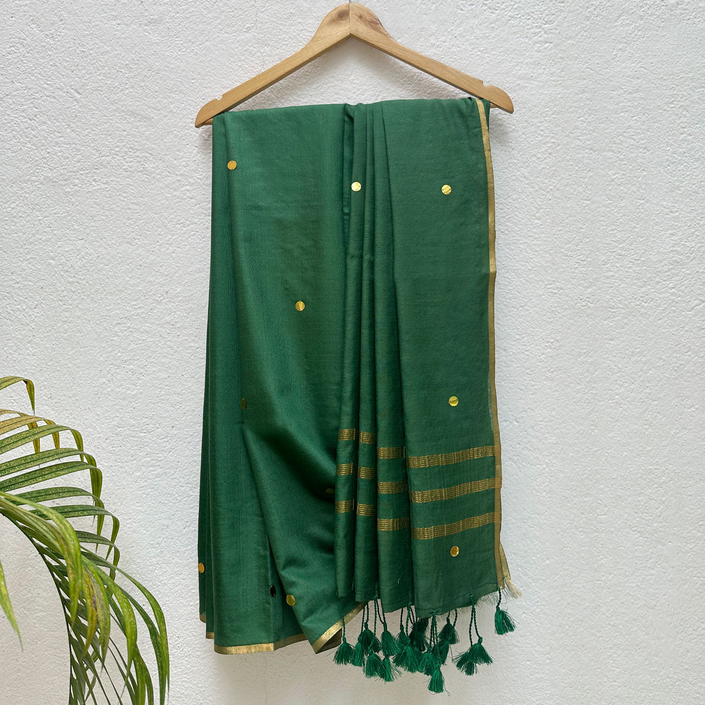 Janam Taara Cotton Silk Sequins Saree