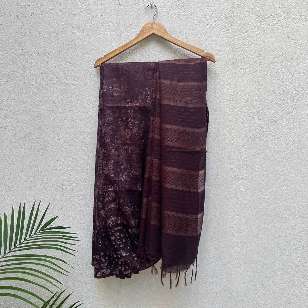Kaamlata Batik Cotton Silk Saree