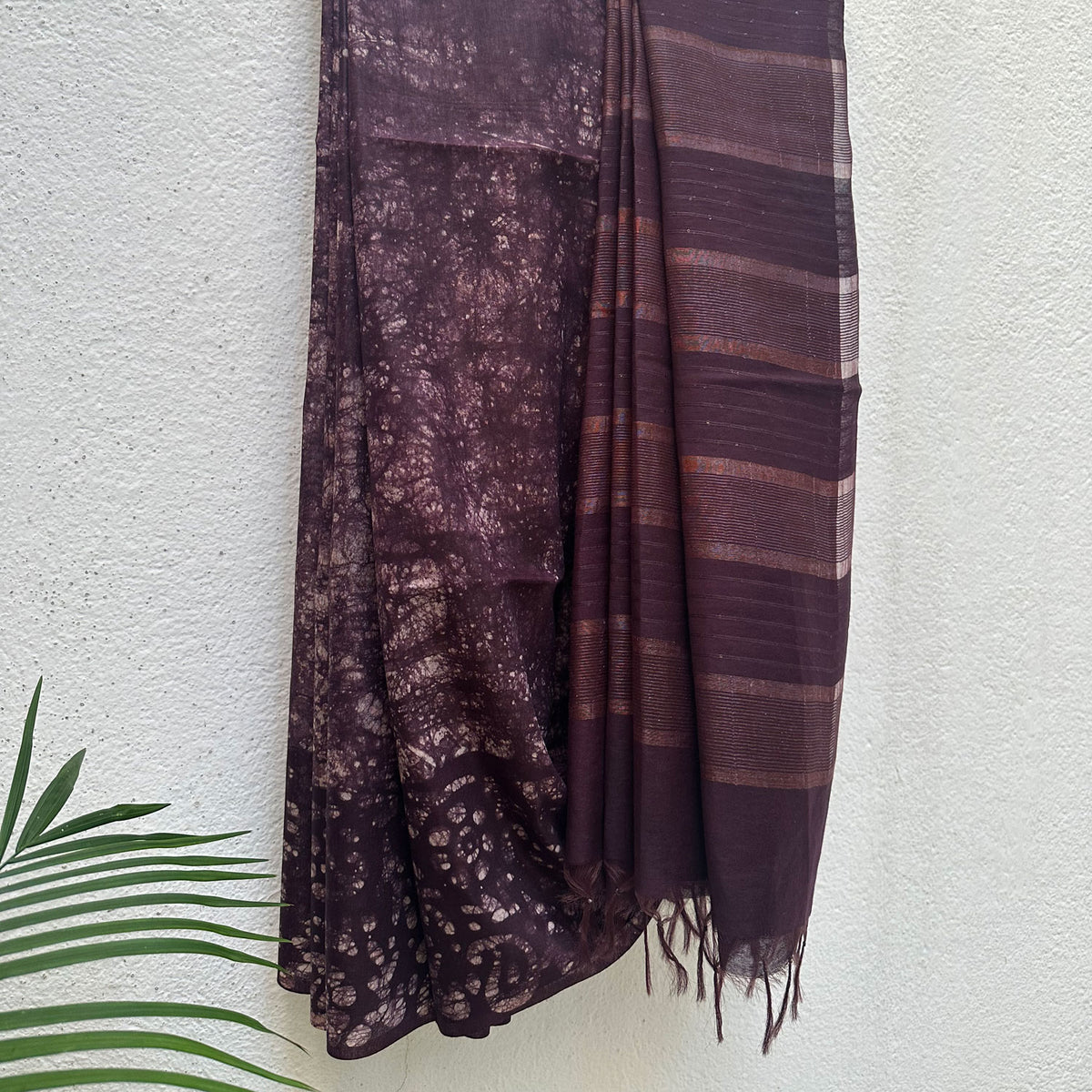 Kaamlata Batik Cotton Silk Saree