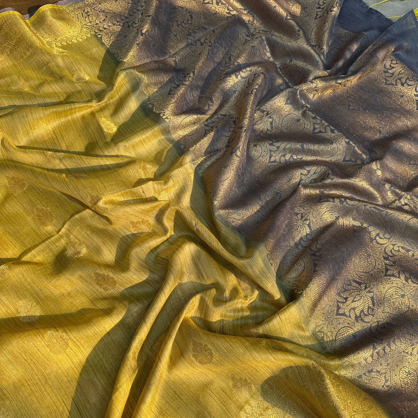 Nadia Jacquard Cotton Bamboo Silk Saree