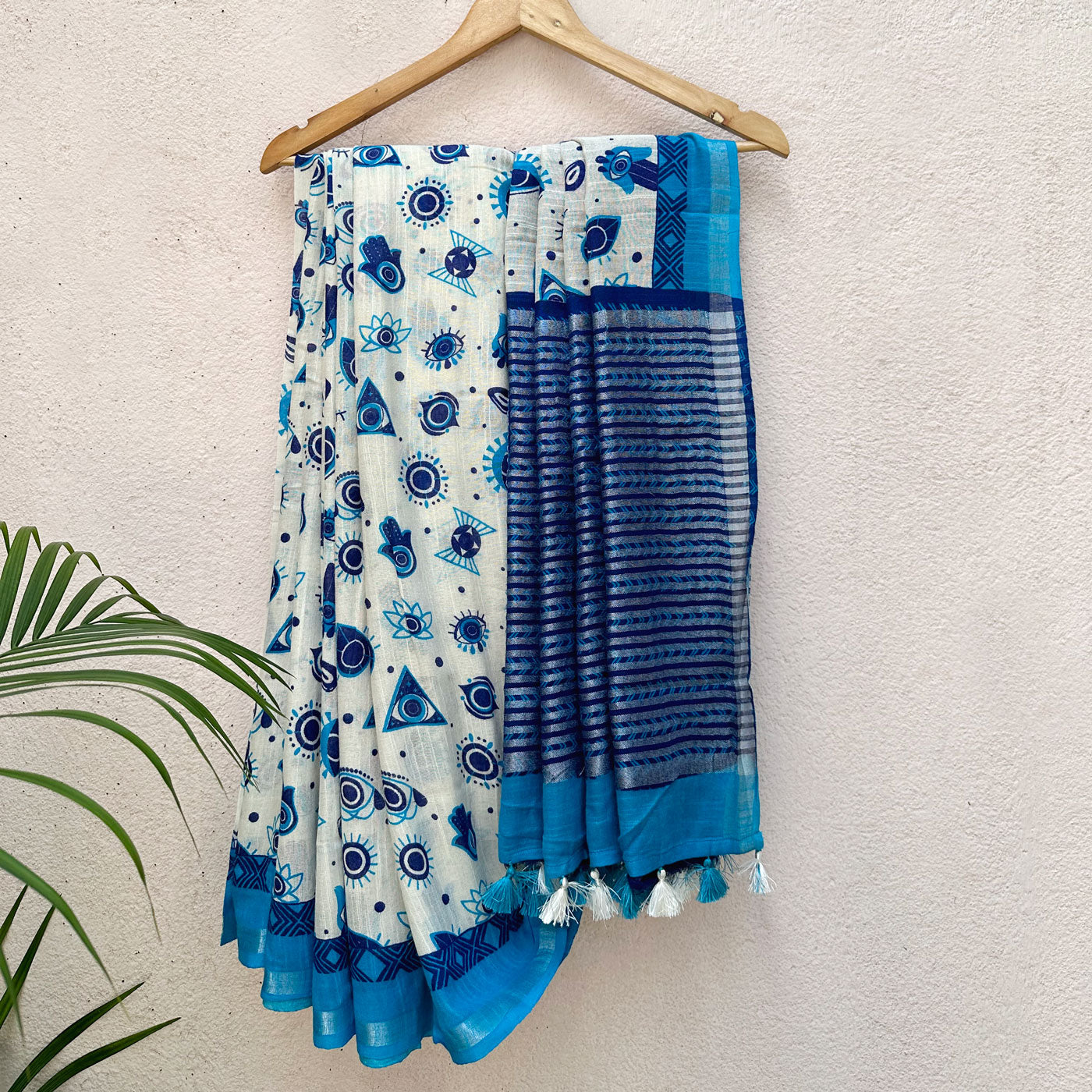Nazar Buta Cotton Saree