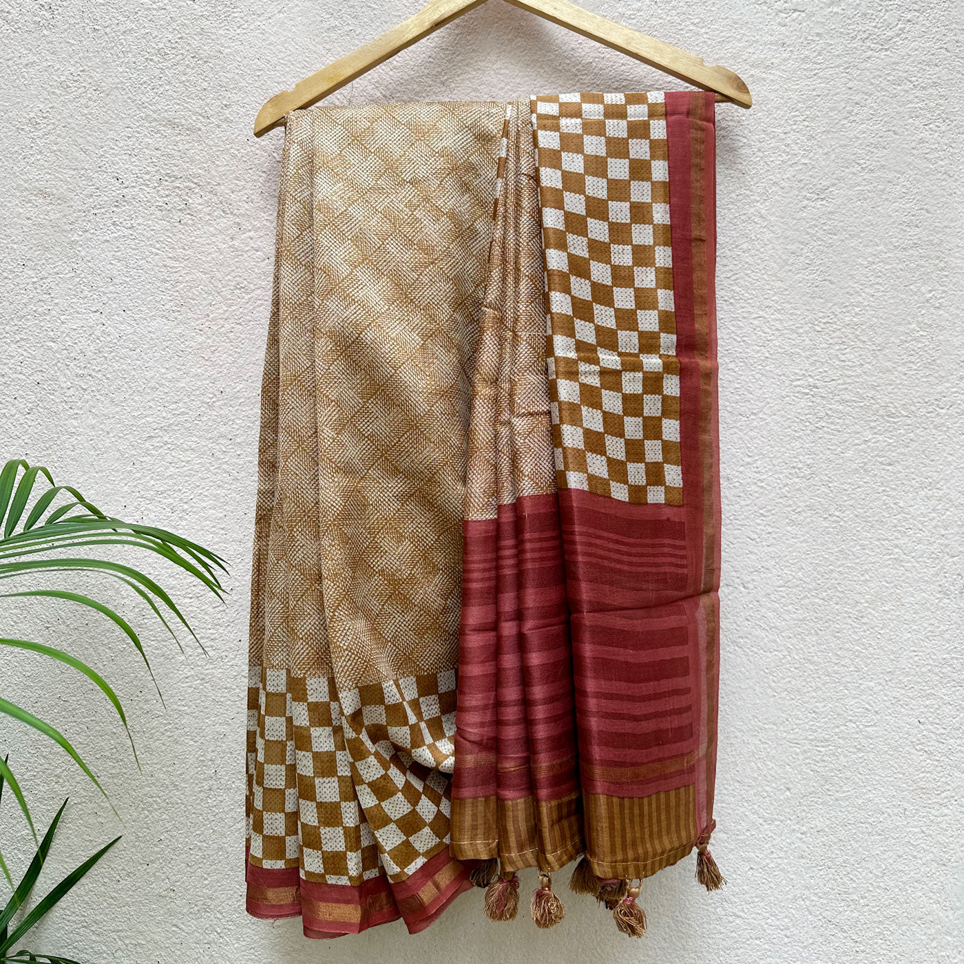 Nirbhay Printed Chanderi Silk Saree