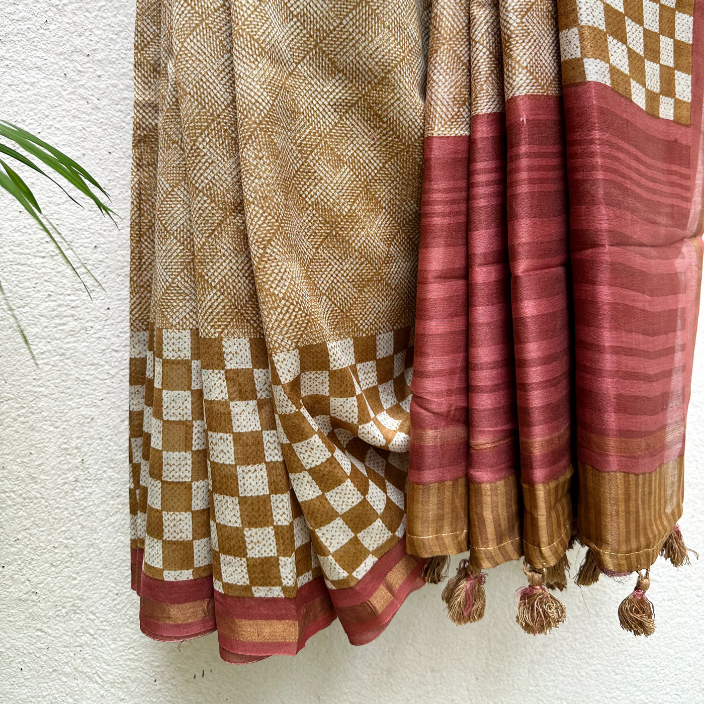 Nirbhay Printed Chanderi Silk Saree