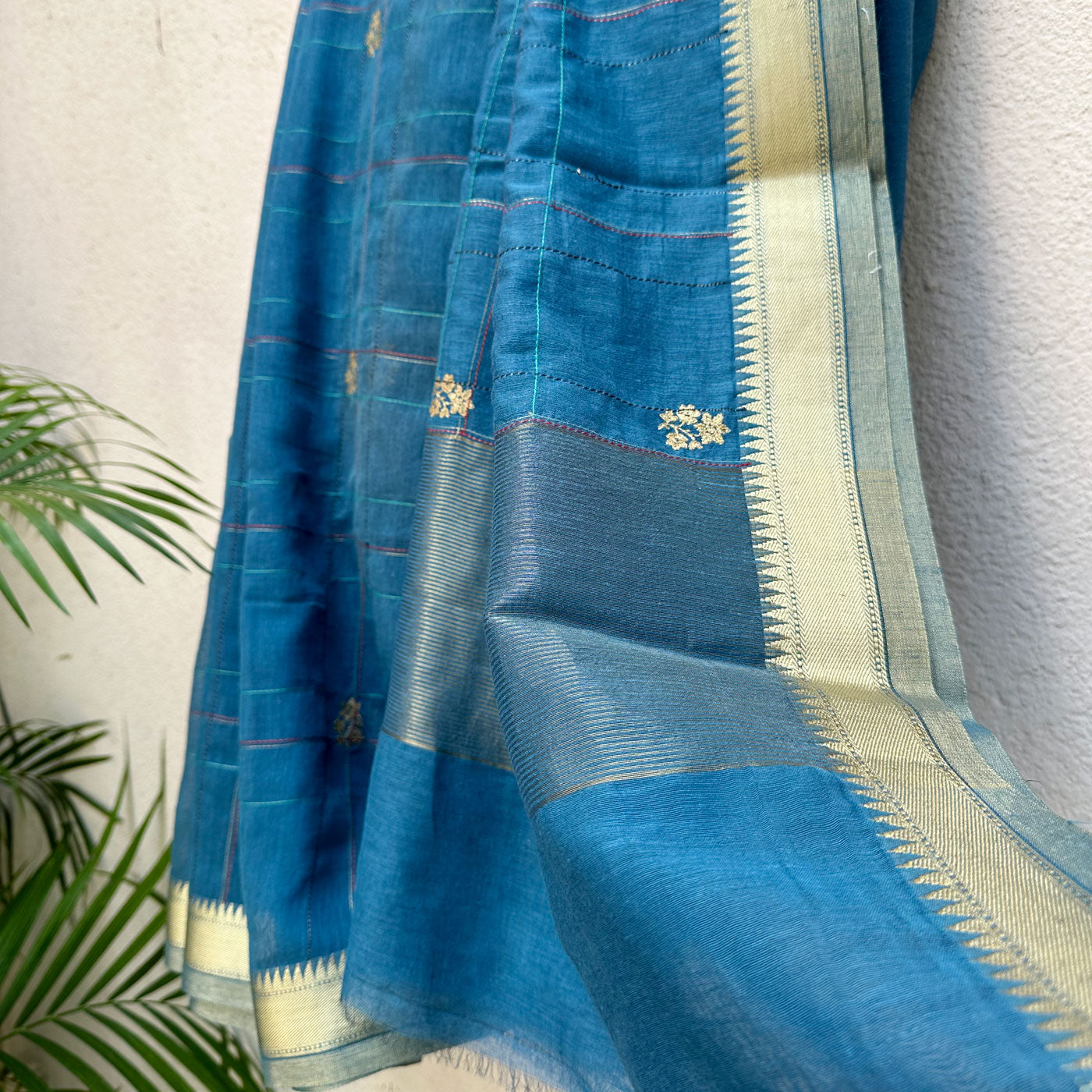 Nirvaan embroidered Chanderi Silk Saree