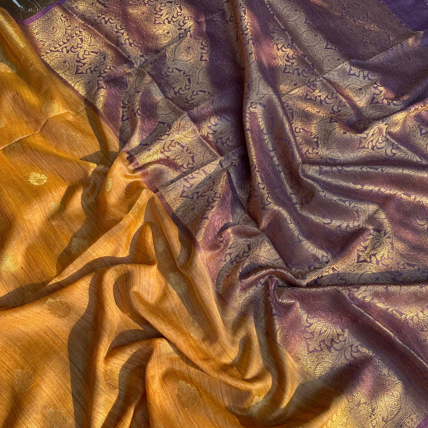 Noor Jacquard Cotton Bamboo Silk Saree