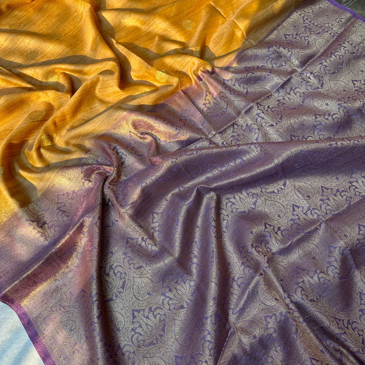 Noor Jacquard Cotton Bamboo Silk Saree