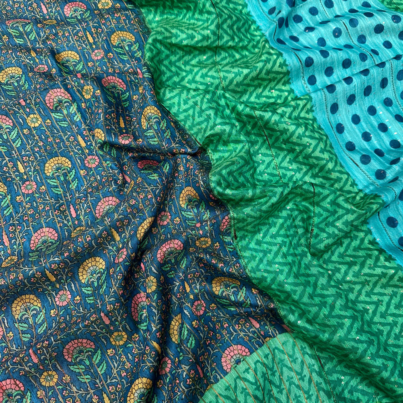 Parisian Night Cotton Viscose Printed Saree