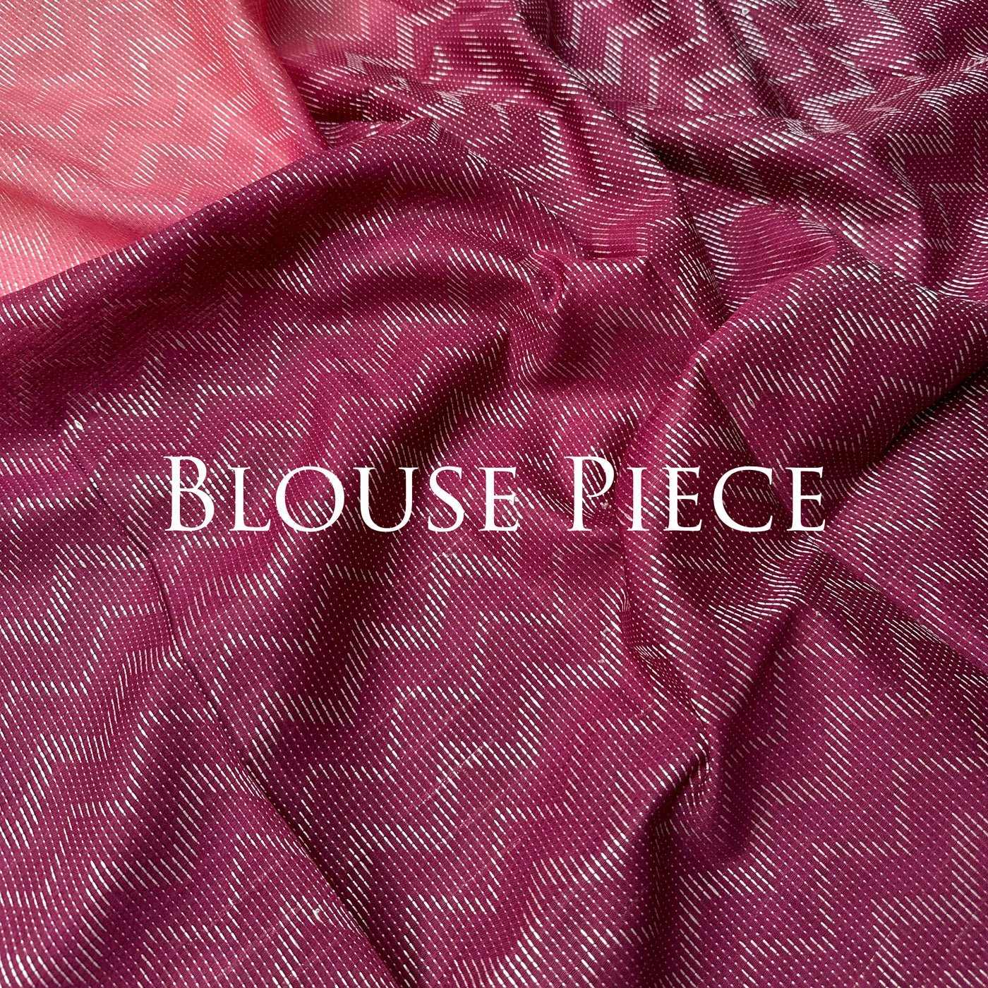 Peony Blush Cotton Viscose Silk Saree