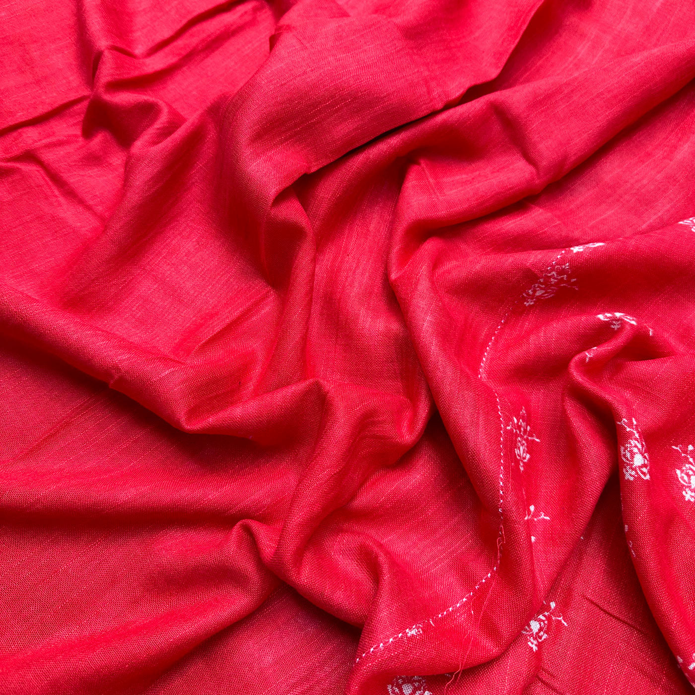 Petra City Printed Organic Linen Saree