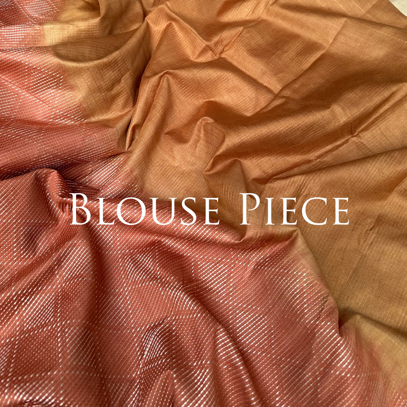 Pumpkin Spice Cotton Viscose Silk Saree