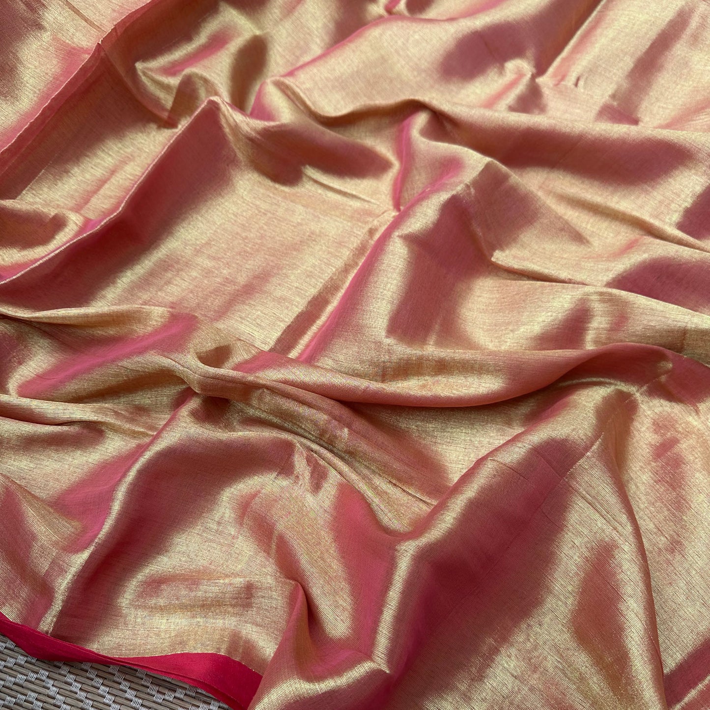 Raag Bilawal Mul Tissue Saree