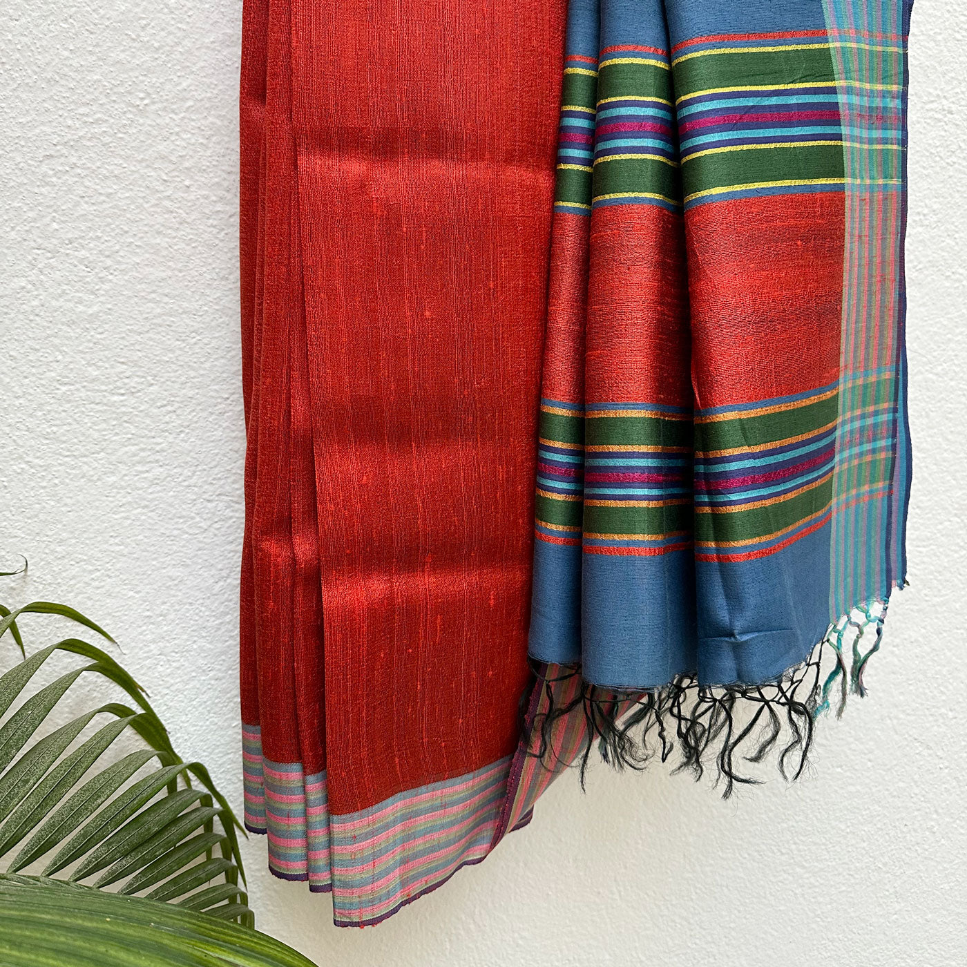 Raag Kuber Handwoven Tussar Dupion Silk Saree