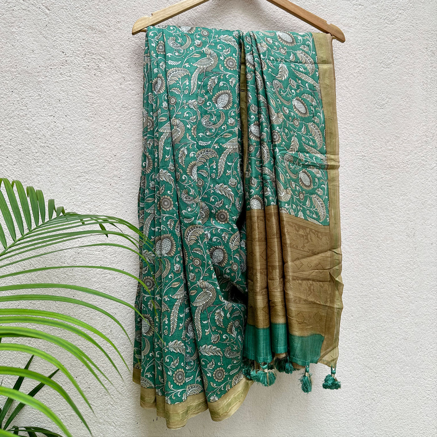 Ranav Printed Chanderi Silk Saree