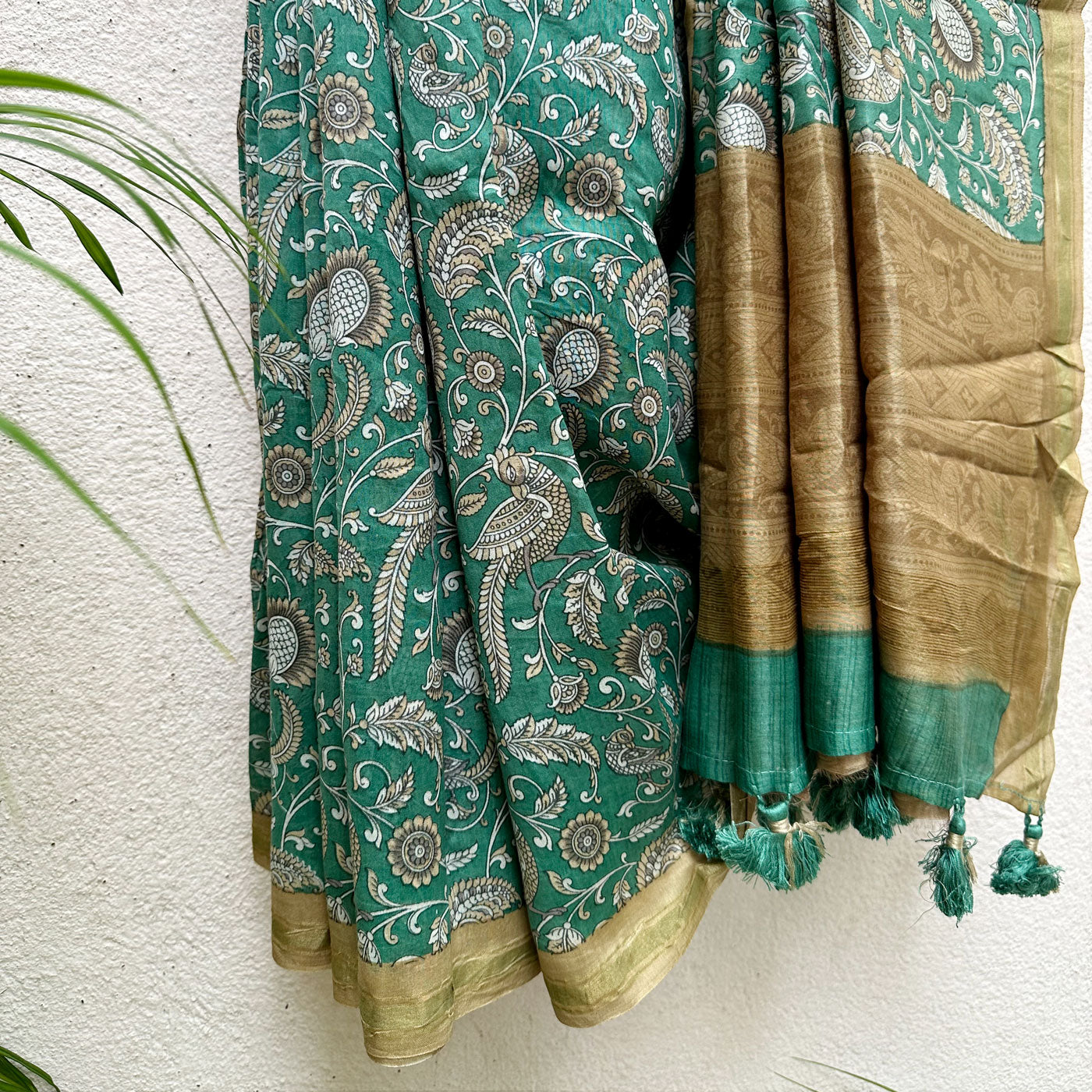 Ranav Printed Chanderi Silk Saree