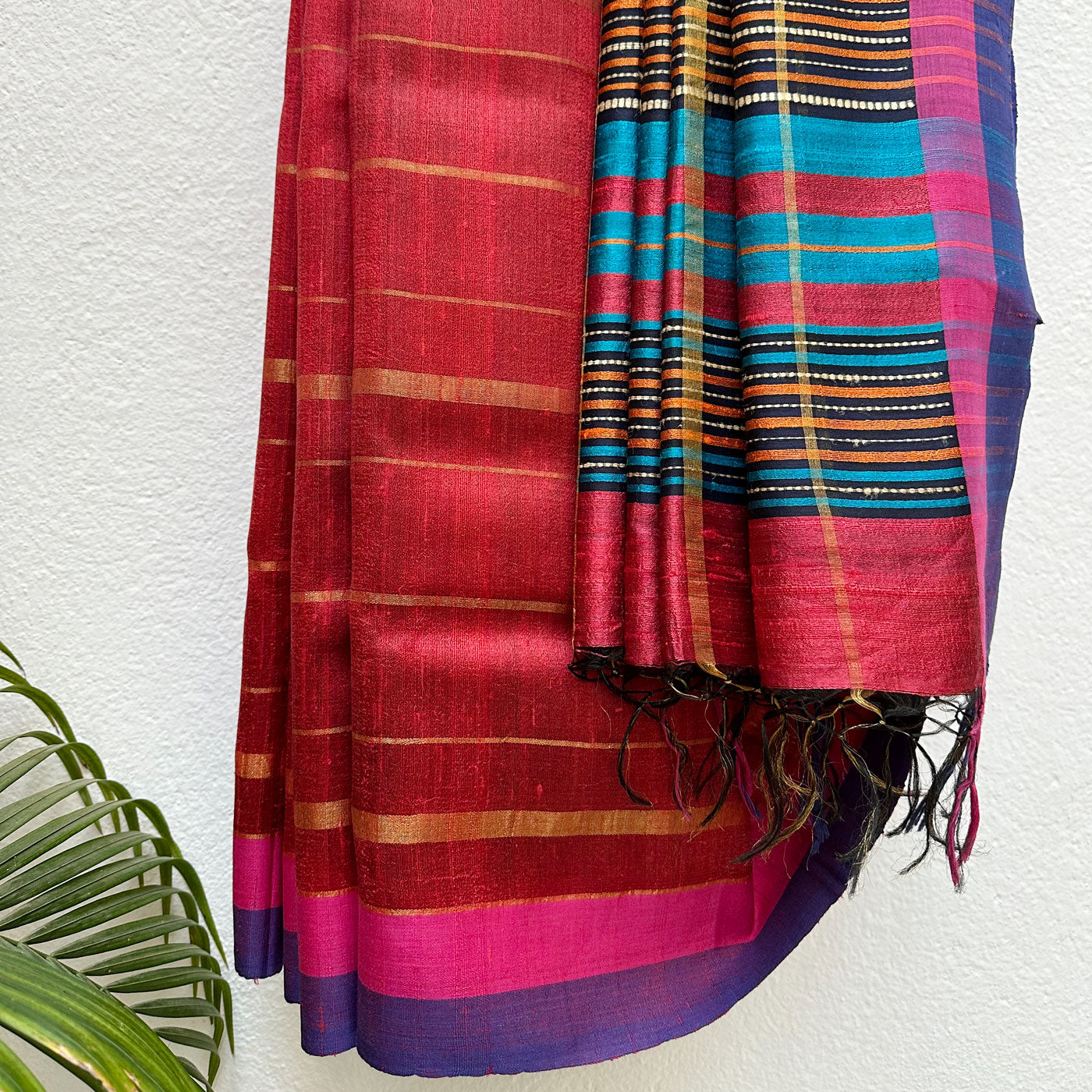 Rati Bhairav Handwoven Tussar Dupion Silk Saree