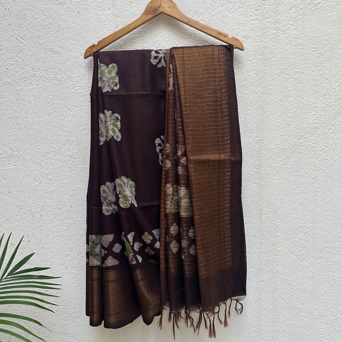Saavani Batik Cotton Silk Saree