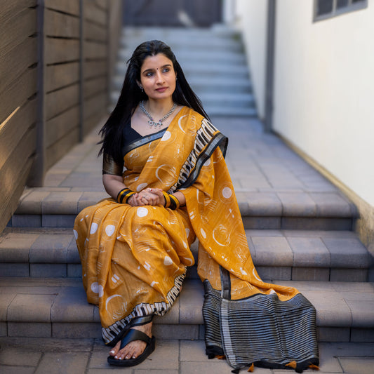 Sound of Music Cotton Saree