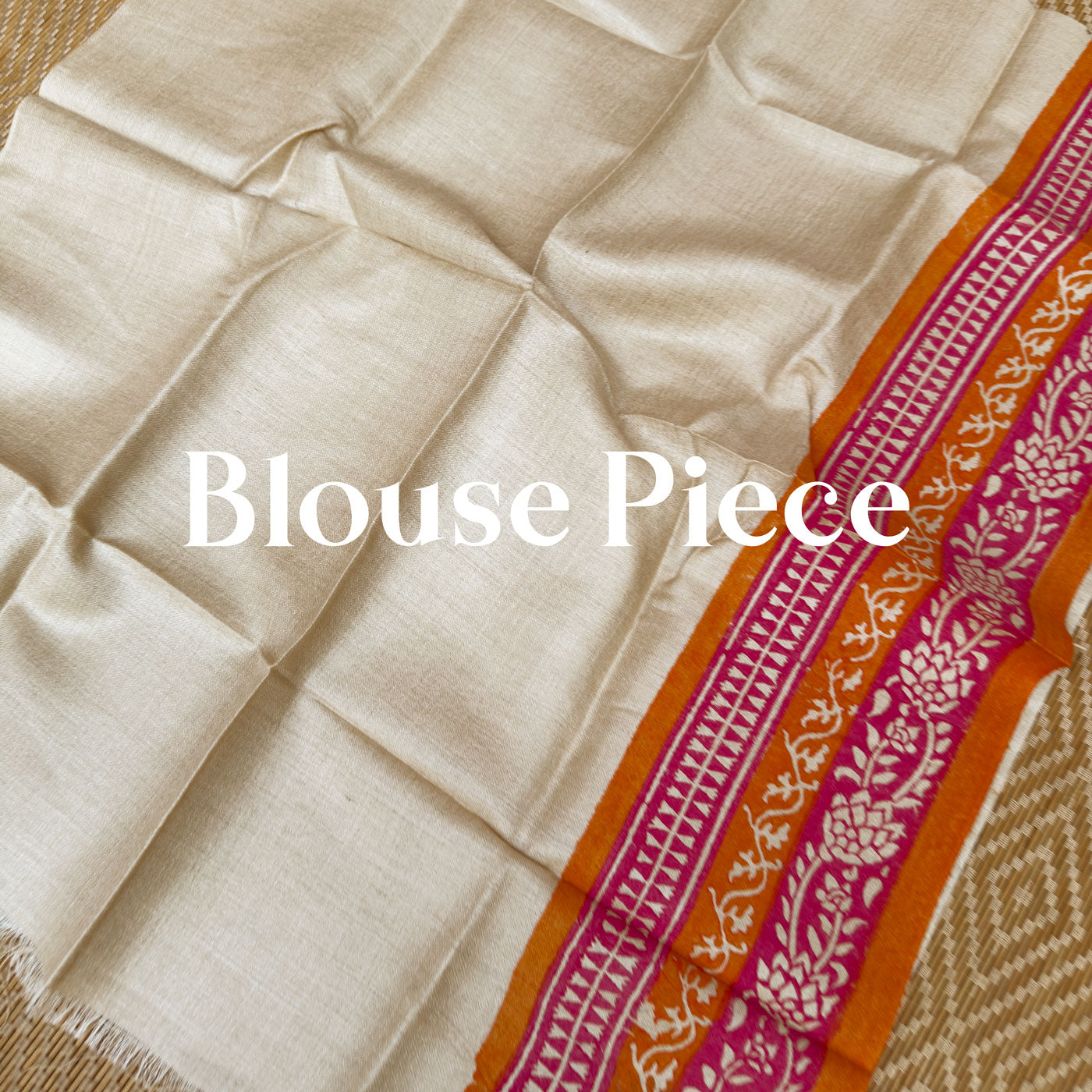 Swara Handwoven Tussar Dupion Silk Saree