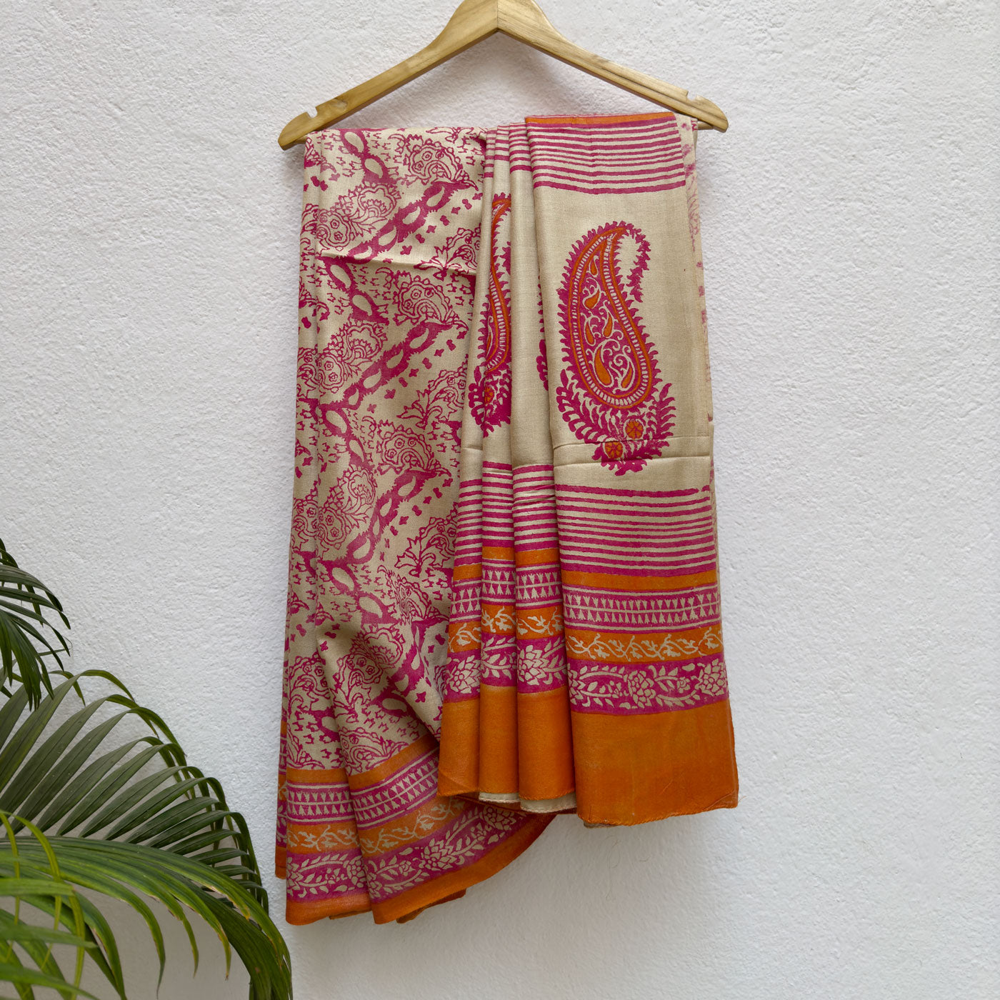 Swara Handwoven Tussar Dupion Silk Saree