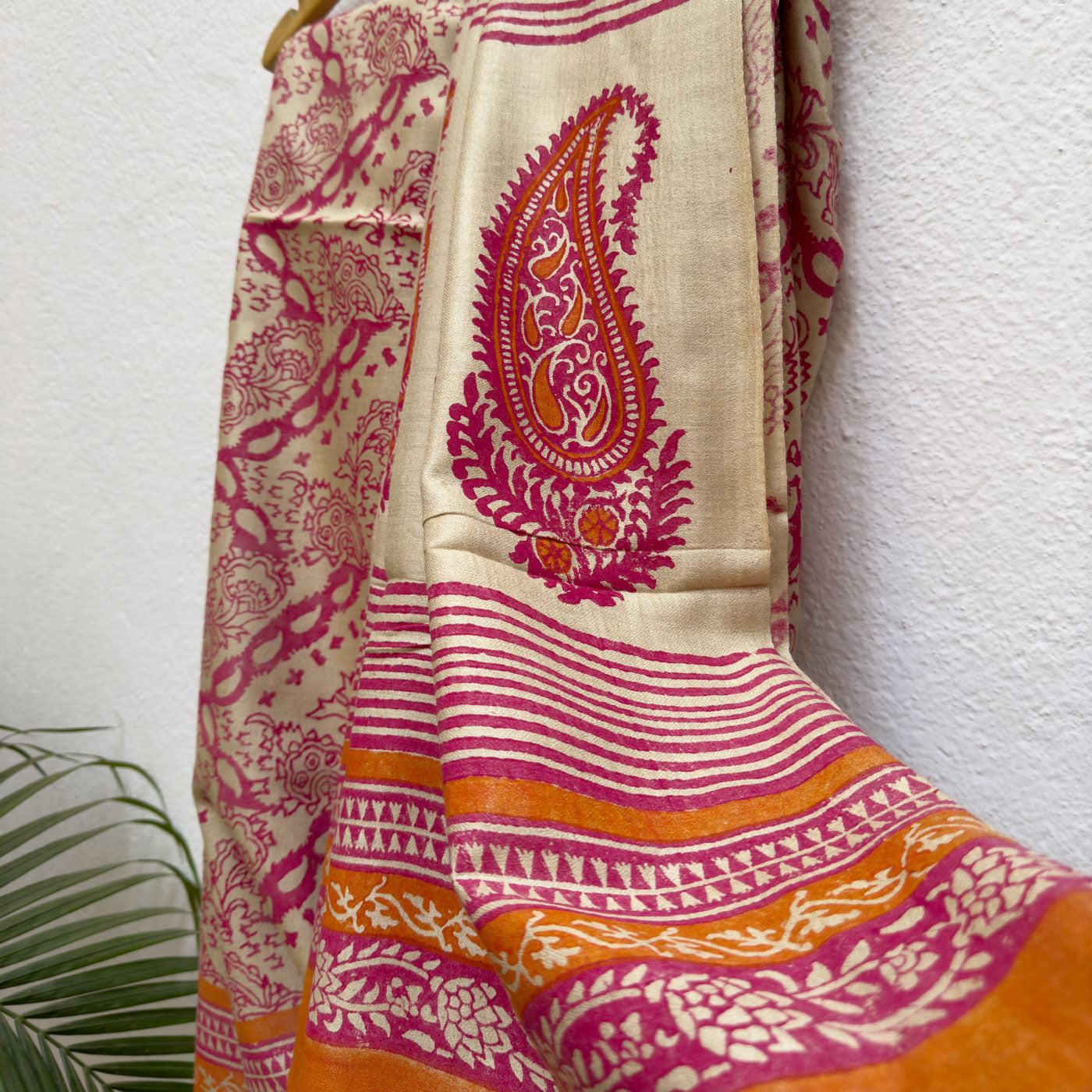 Swara Handwoven Tussar Dupion Silk Saree