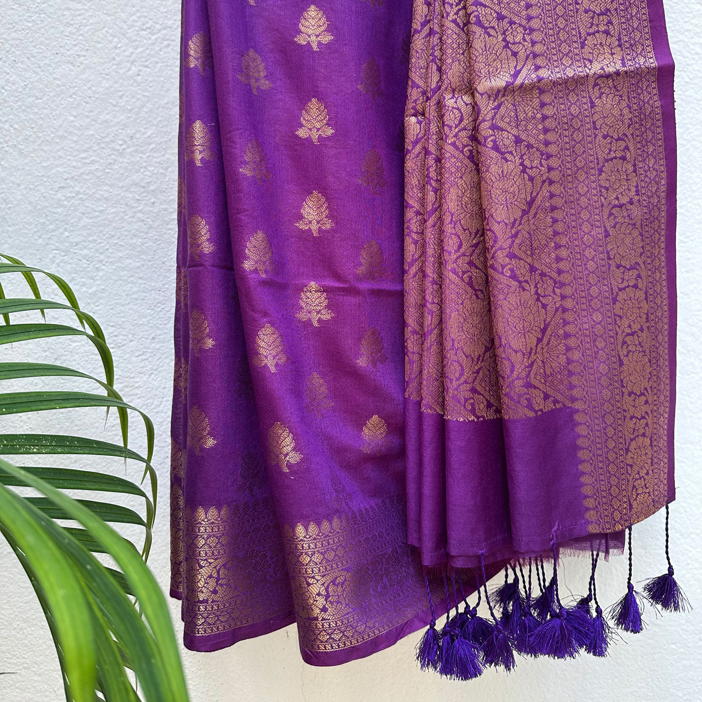Zara Jacquard Cotton Silk Saree