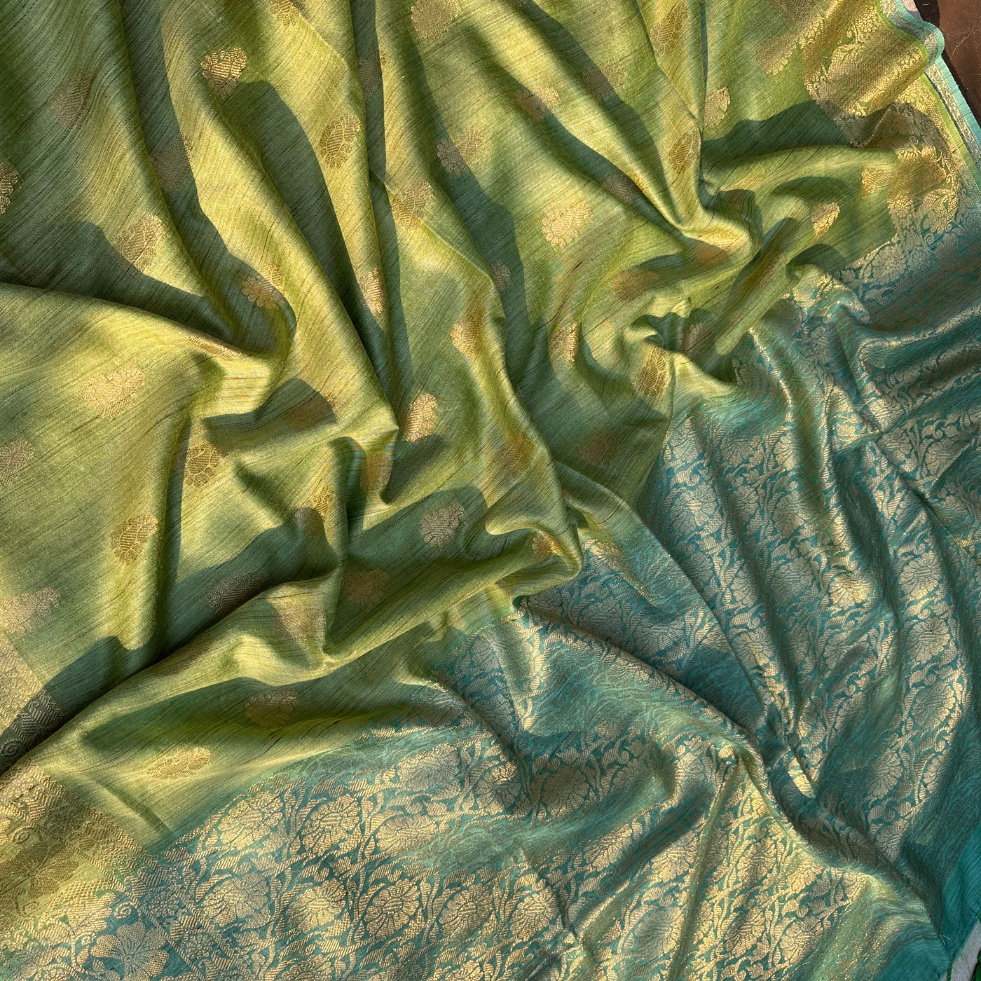 Zoya Jacquard Cotton Bamboo Silk Saree