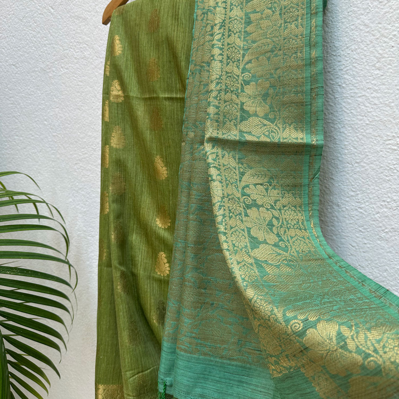 Zoya Jacquard Cotton Bamboo Silk Saree