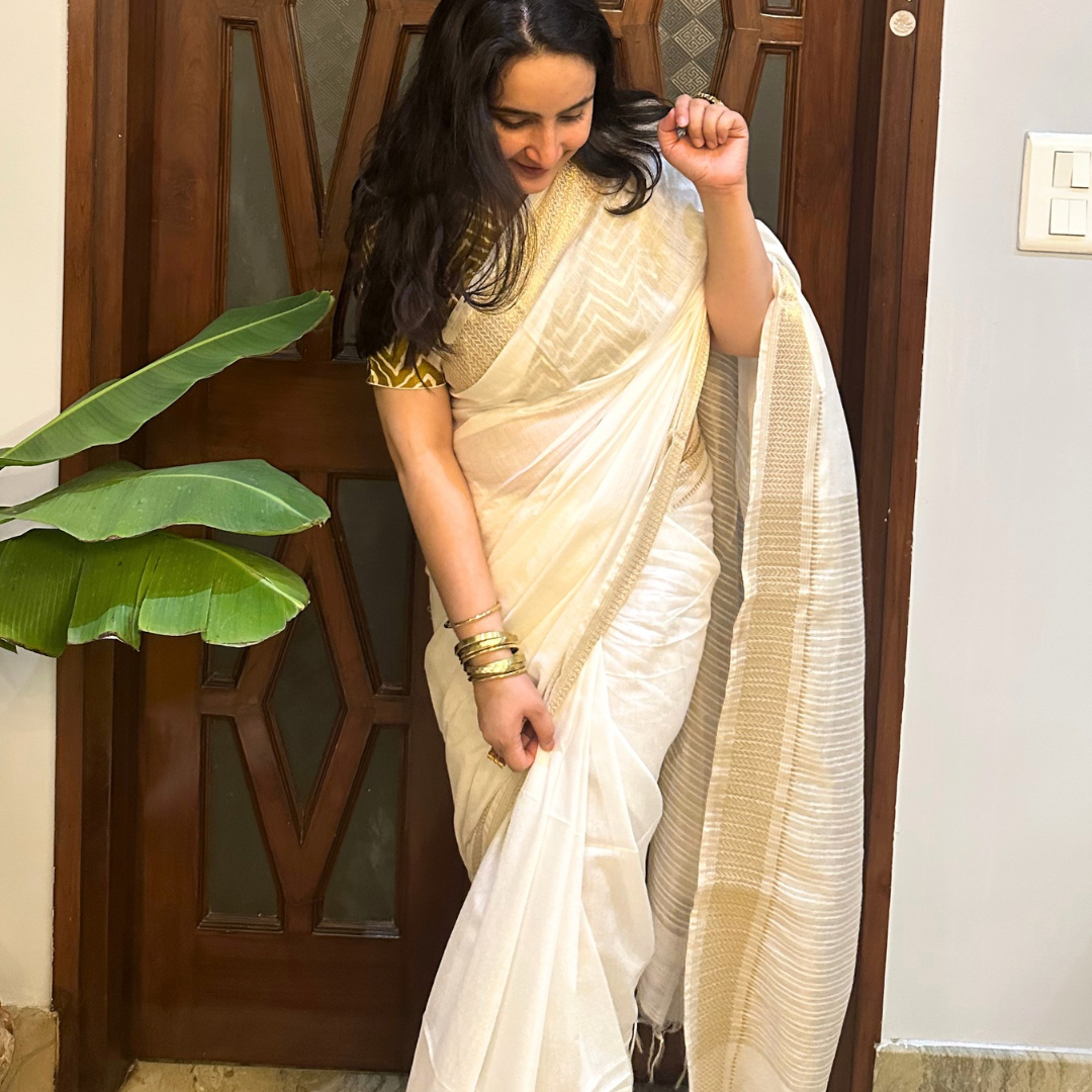 Shveni Cotton Silk Saree