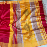 Load image into Gallery viewer, Aadi Basant Tussar Dupion Silk Saree
