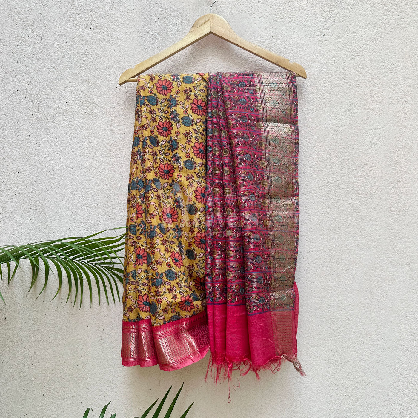 Aadinath Printed Maheshwari Border Saree