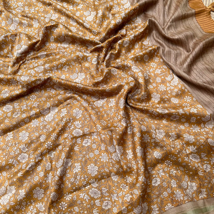 Achyut Printed Chanderi Silk Saree
