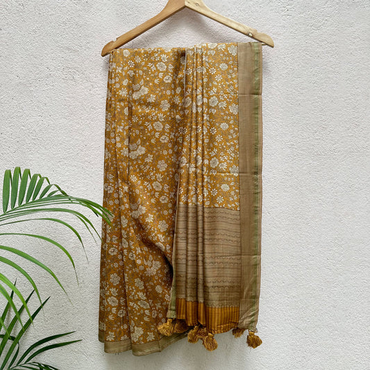 Achyut Printed Chanderi Silk Saree