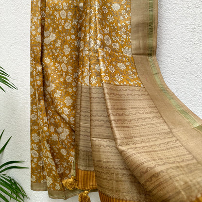 Achyut Printed Chanderi Silk Saree