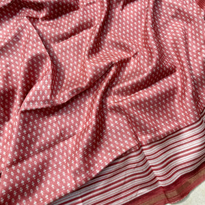 Ahar Printed Chanderi Silk Saree