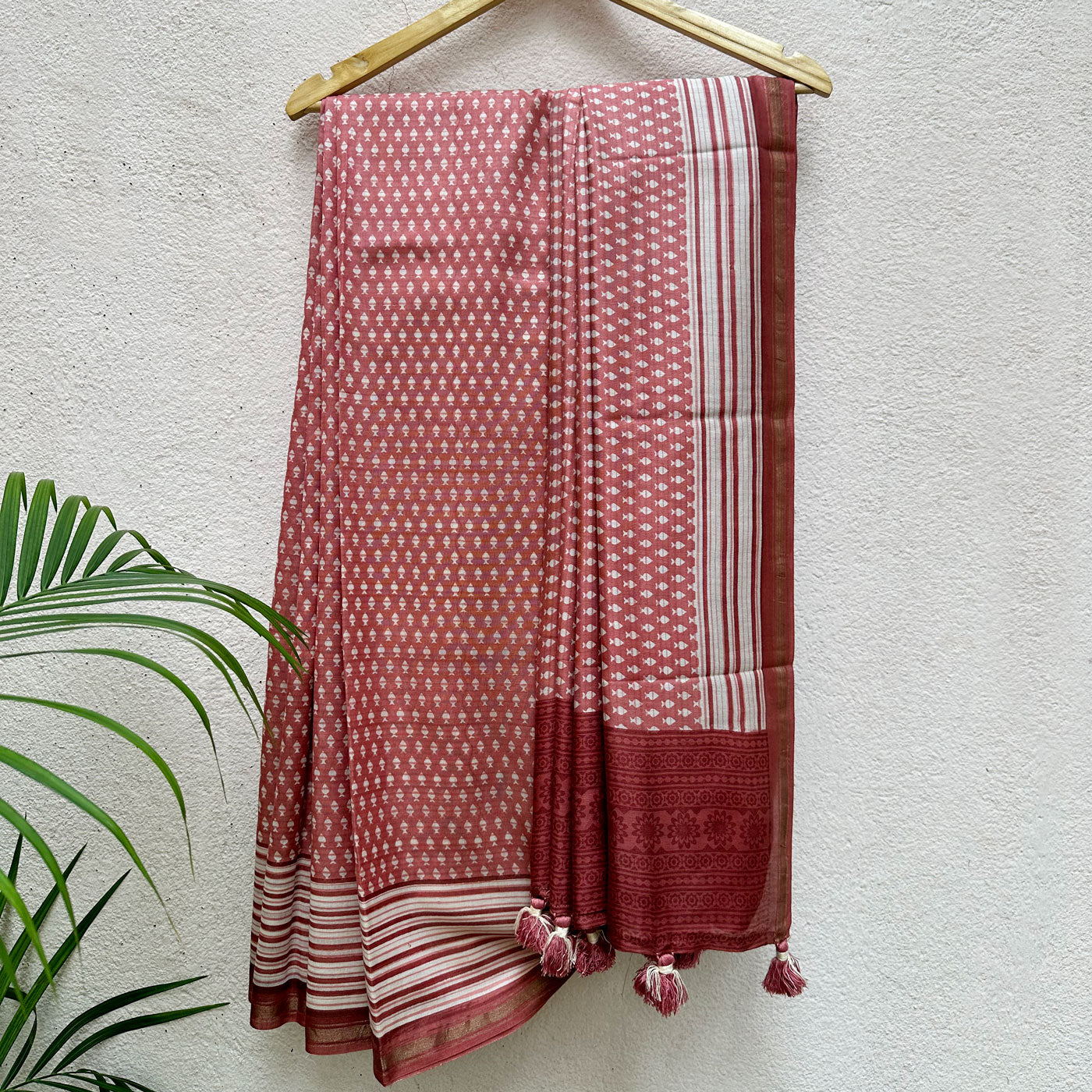 Ahar Printed Chanderi Silk Saree