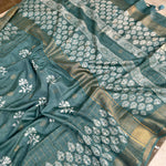 Load image into Gallery viewer, Amaltas Handblock Printed Cotton Silk Saree
